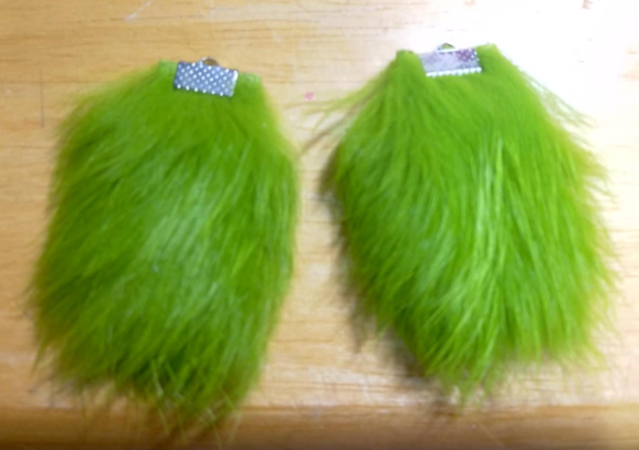 Grinch Green Rabbit Embellishment