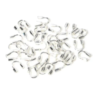 Wire Guardian 4*4mm 30pcs - Silver