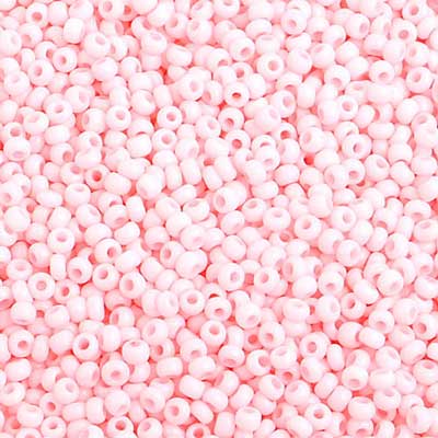 10/0 Preciosa Seed Beads Teñido Tiza Rosa Claro SOLGEL