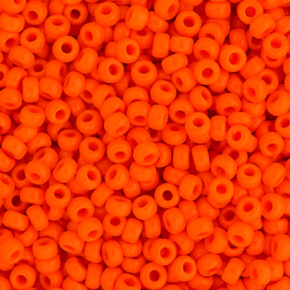 Perles de rocaille Miyuki 11/0 Orange Opaque Sachet de 22 g