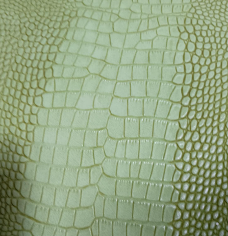 Avocado Green Scales - 8*12 Inch Vinyl Backing Material