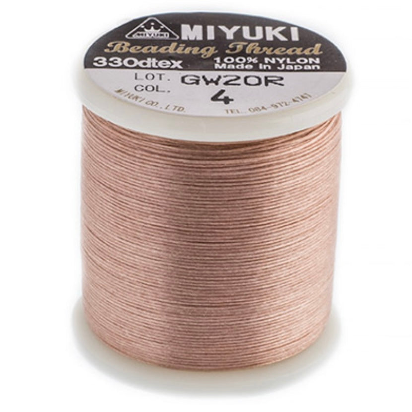 Fil de nylon pour perles Miyuki B - Voir les options de couleur