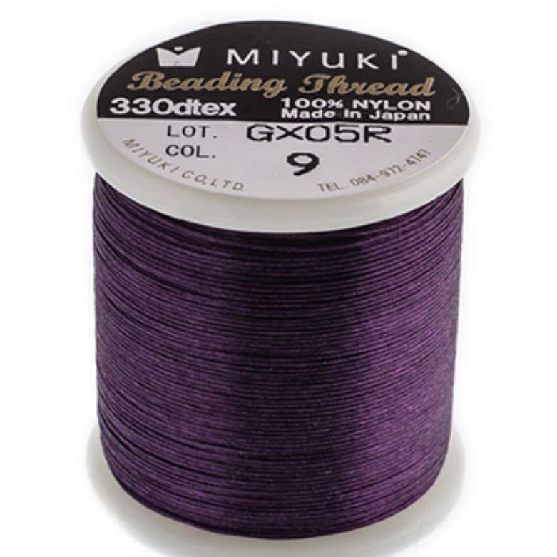 Fil de nylon pour perles Miyuki B - Voir les options de couleur