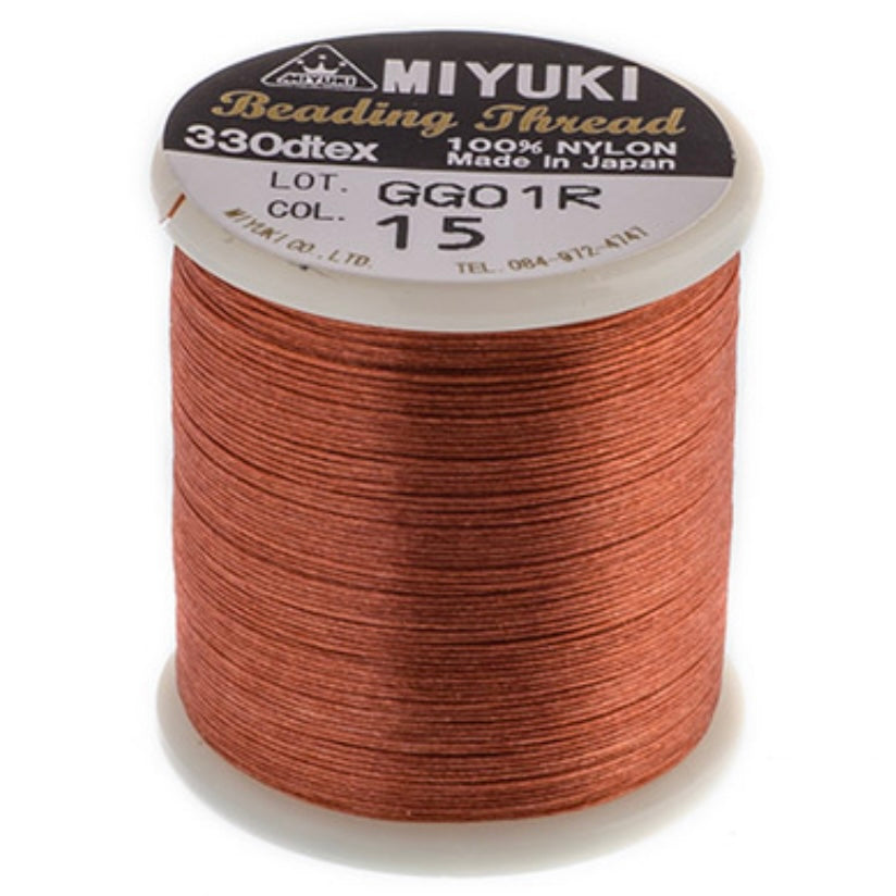 Fil de nylon pour perles Miyuki B - Voir les options de couleur