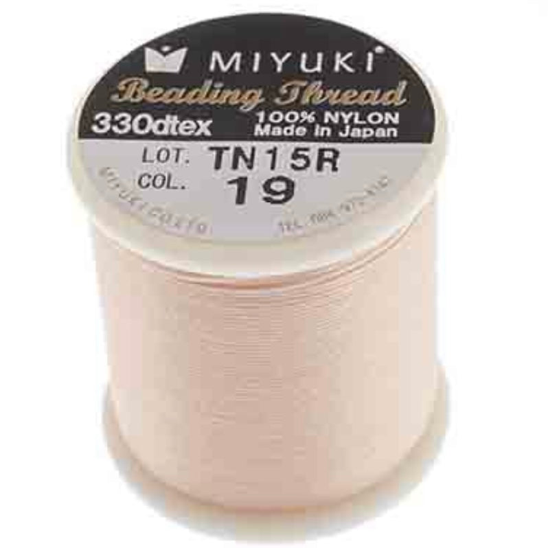 Fil de nylon pour perles Miyuki B - Voir les options de couleur