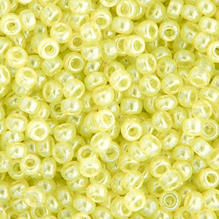 Perles de rocaille Miyuki 11/0 Ceylan Jaune clair