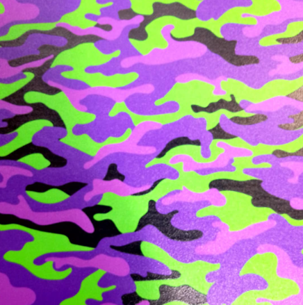 Neon Camo - 8*12 Inch Vinyl Backing Material