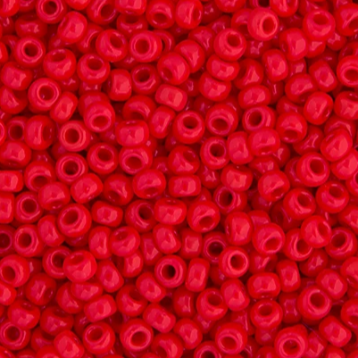 Miyuki Seed Bead 15/0 Red Opaque, 22g Vial