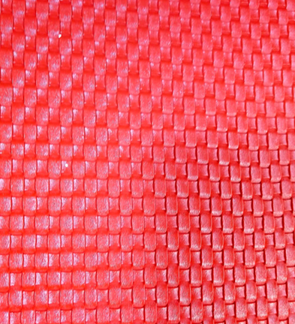 Red Small Basket Weave - 8*12 Inch Vinyl Backing Material