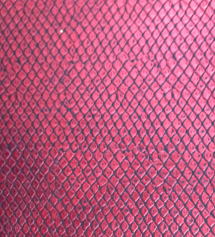 Shiny Red/Black Scales - 8*12 Inch Vinyl Backing Material