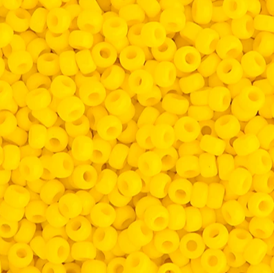 Miyuki Seed Bead 15/0 Yellow Opaque, 22g Vial