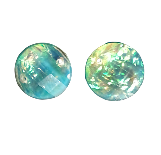 12mm Dichroic Round Half Dome - See Color Options